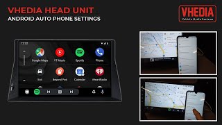 Vhedia Head Unit Android Auto Phone Settings