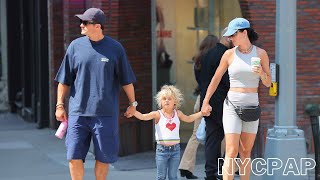 Katy Perry and Orlando, Bloom, take their daughter Daisy  to Sloomoo in Soho Manhattan