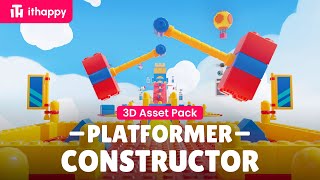 Platformer 7 Constructor - 3D Low Poly Asset Pack for Games