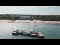 kołobrzeg molo plaża 4k