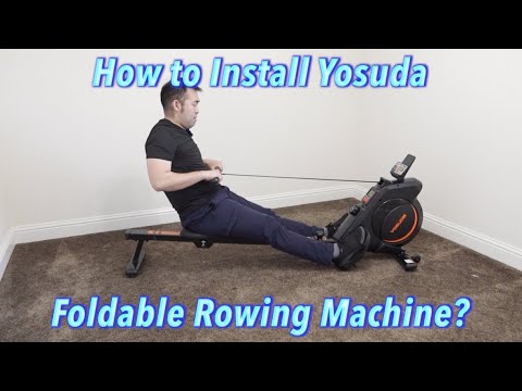 How To Install Yosuda Foldable Rowing Machine? - YouTube