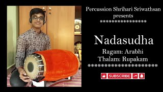 #PSS | #Mridangam I Song: Nadasudha | Ragam: Arabhi | Thalam: Rupakam | HD | shaale abhyas app |