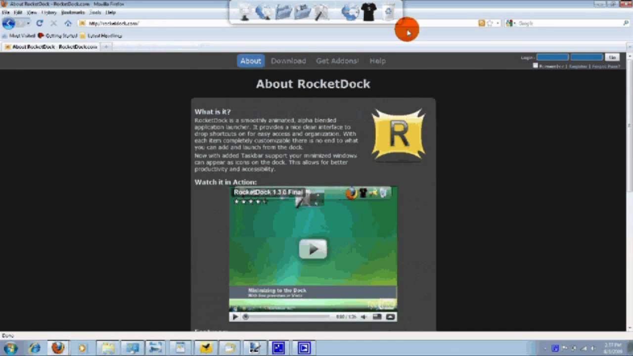 Rocketdock Review Youtube