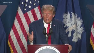 Former President Donald Trump speaks on latest indictments