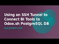 Connect to your Odoo.sh Postgres Database Using an SSH Tunnel