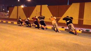 Kuwait knanaya brothers tug o war practice on 24/07/2013