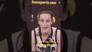 Caitlin Clark explains Iowa's basketball style #iowahawkeyes #caitlinclark #viral