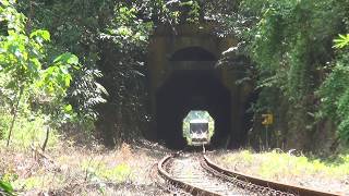 サバ州立鉄道 元名鉄キハ8500系　Kawang～Papar間走行(1)