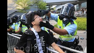 《石濤聚焦》「港府嚴正聲明：共軍武警進入港警 絕無此事」美國AI組織機構［中共滲透港警 記者 俱樂部 學校］實驗臉部識別定位 抓捕示威者 特別是女孩兒「香港-習近平人工智能控制世界-中國夢實驗地」