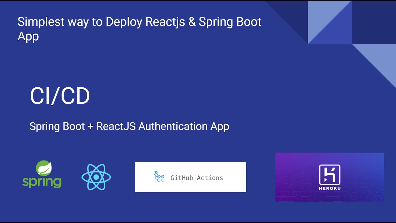 02 CI/CD | How To Deploy Spring Boot Application | MySQL | Live Demo ...