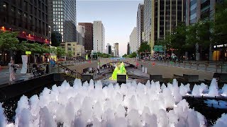 【4K60FPS】 Walking around Cheonggyecheon, Seoul, Korea 청계천 淸溪川