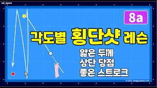 횡단샷 기초 레슨배치 (비교적 쉬운 배치의 횡단샷) 프로샷에 수록했습니다