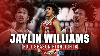 OKC Thunder’s Jaylin Williams Full 2021-22 Arkansas Highlights | Offense & Defense