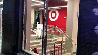 RAW: Oakland Target vandalized during George Floyd protest