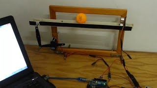 Arduino PID Balancing of a Ball on Beam + code