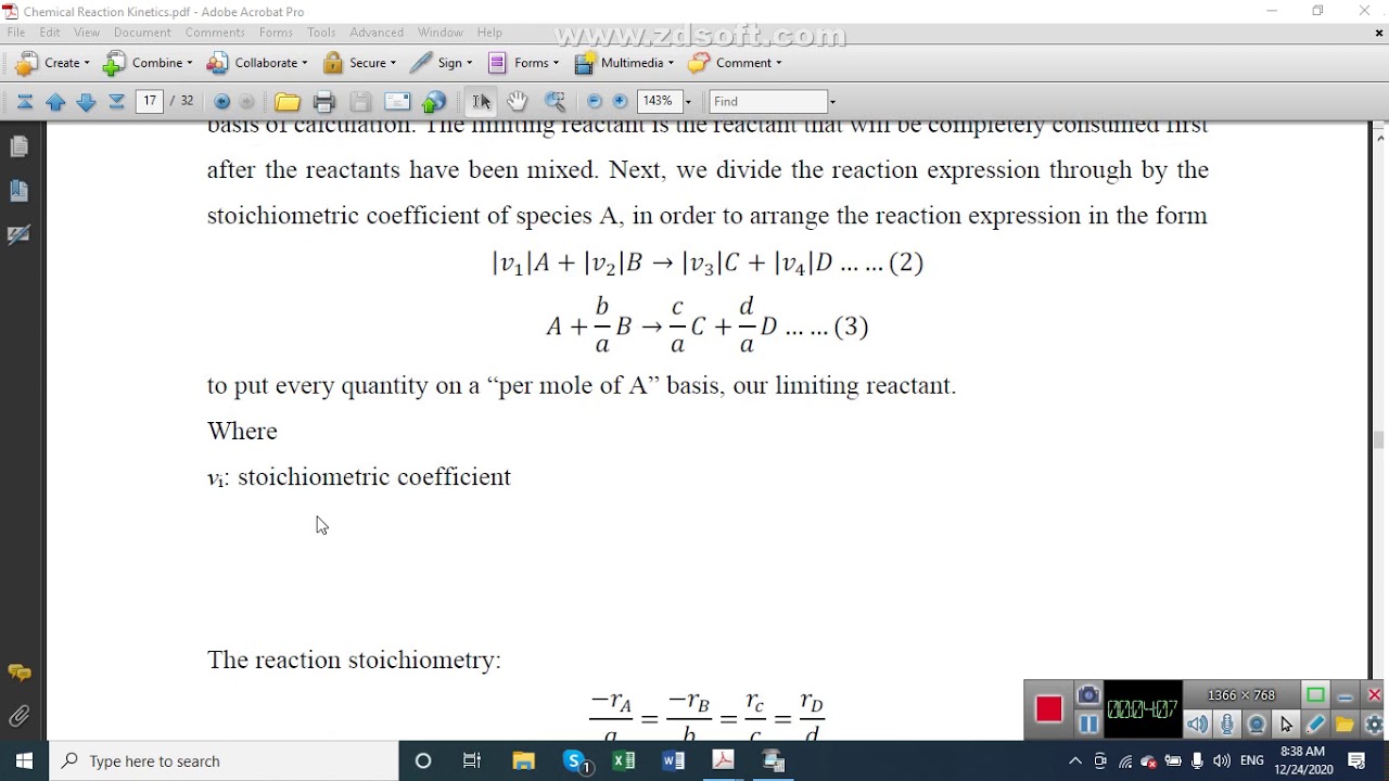 Part 3, Reaction Kinetics, Third Stage, 24 12 2020, Second Electronic ...