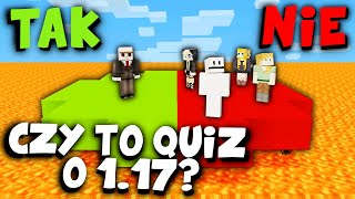 WIDZOWIE vs NIEMOŻLIWY QUIZ O MINECRAFT 1.17! *nie do przejścia XD*