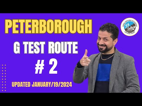 Peterborough G Test Route #2 - YouTube