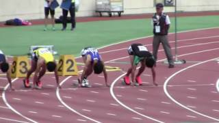 第31回26大学対校戦　対抗男子100m　佐野