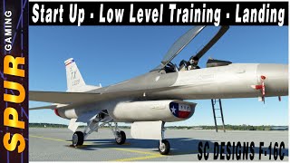 MSFS2020 - SC Designs F-16 - Start Up - Low Level Training