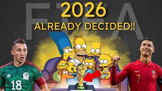 The Shocking Revelation Of FIFA 2026 World Cup By Simpsons !!