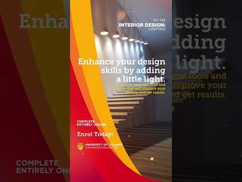 Want to take your interior design skills to the next level? Expand your skills to include interior lighting.