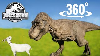 🦖 360° video T-Rex Eating Jurassic World Evolution Dinosaur VR Virtual Reality Immersive Experience