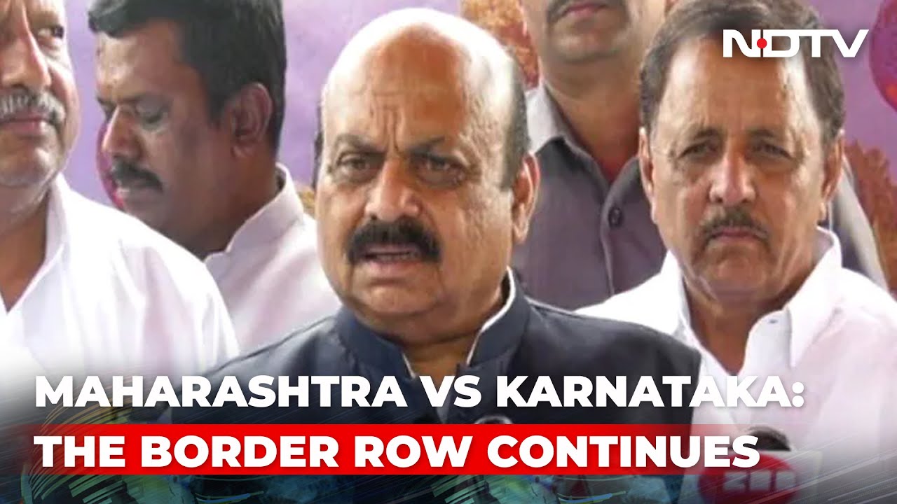 Row Over Karnataka Chief Minister's Border Remark Intensifies - YouTube