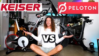 Peloton BIKE+ vs KEISER M3i - Peloton vs Keiser review!