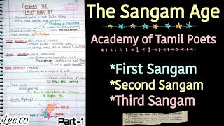 The Sangam Age -- 3 Sangams, Introduction  || Ancient History || Lec.60 || An Aspirant !