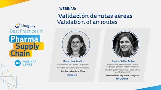 Uruguay Best Practices in Pharma Supply Chain: Validation of air routes