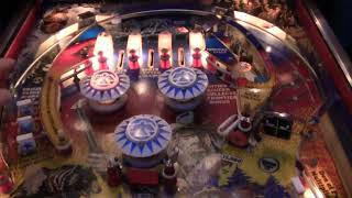 Bally Frontier pinball playfield in Viking cabinet