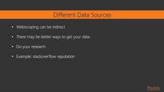 Getting Started with Python Web Scraping : Bypassing the Browser | packtpub.com