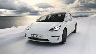 Tesla Model 3 vs. Diesel-SUV vs. Nordkap im Winter! (Dokumentation)