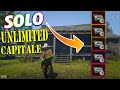 *SOLO* UNLMITED CAPITALE GLITCH/FARMING METHOD IN RED DEAD ONLINE! (BLOOD MONEY UPDATE)