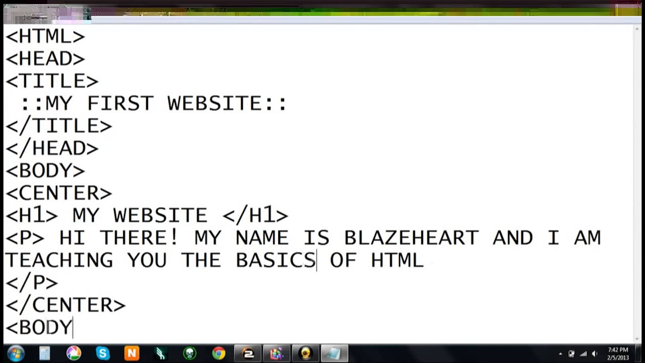 Html Basics How To Create A Website Using Html Latest Html Basics How To Create A Website Using Html Latest