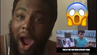 The YouTuber Apology Song | REACTION