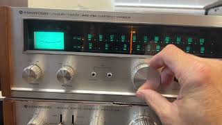 Kenwood KT 7001 AM FM Stereo Tuner; Tested