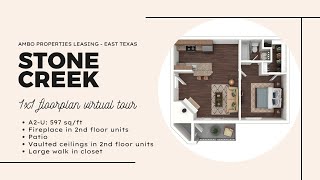 1x1 Virtual Tour: SC A2 floorplan