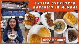 Trying Overhyped Bakeries in Mumbai I Mumbai Food Vlog | CHICKEN PUFF, Cheese CAKE, PASTRY \u0026 MORE