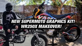 NEW SUPERMOTO GRAPHICS KIT | YAMAHA | WR250X