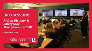 Info Session: PhD in Disaster & Emergency Management