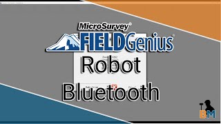 MicroSurvey FieldGenius How To: GeoMax Zoom95 Robot Bluetooth | Bench Mark