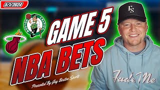 Heat vs Celtics GAME 5 NBA Picks Today | FREE NBA Best Bets, Predictions, and Pl
