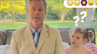 Dad's fake job interview to see daughter's reaction 😳 that's not true 😂 you can't lie to them.