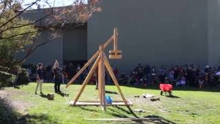 Pumpkin Trebuchet Demonstration (2015) at the Lawrence Hall of Science