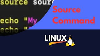 Linux Source Command #linux #shellscripting #computerprogramming #bash