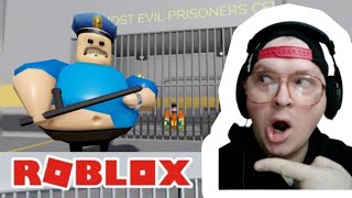 Тікаємо з в'язниці від Баррі охоронця у грі Roblox. Barry's prison run.