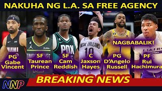 Welcome to Lakers: Gabe Vincent, Taurean Prince, Cam Reddish, Jaxson Hayes! | NBA Tagalog Update