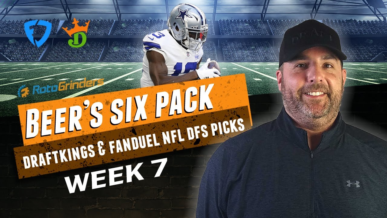 DRAFTKINGS & FANDUEL NFL PICKS WEEK 7 - DFS 6 PACK - YouTube